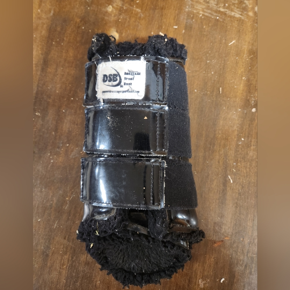 Black Fleece Lined Brushing Boots - Large - Picture 3 of 4